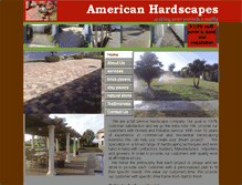 Tablet Screenshot of americanhardscapescorp.com